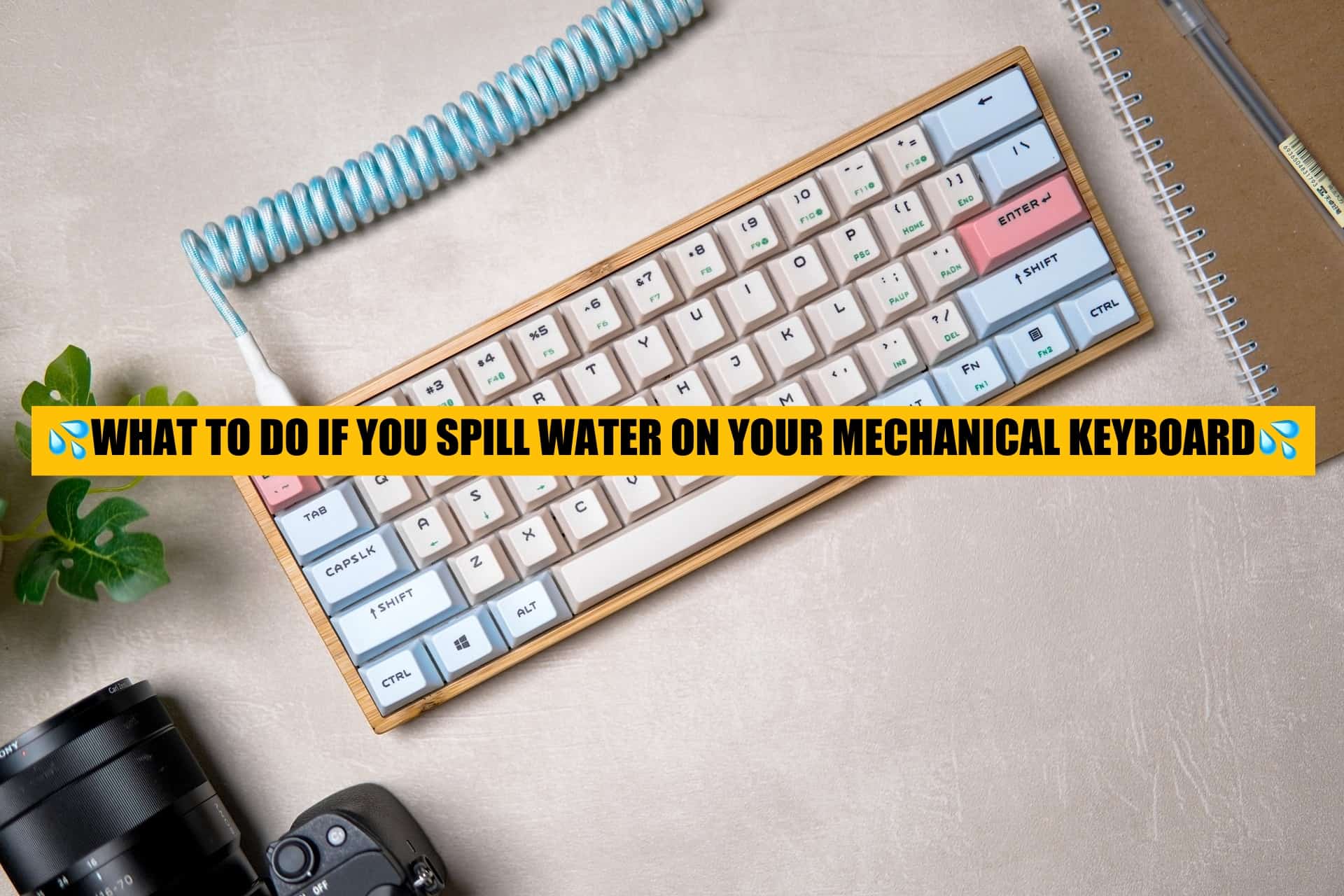 what to do if you spill water on your mechanical keyboard