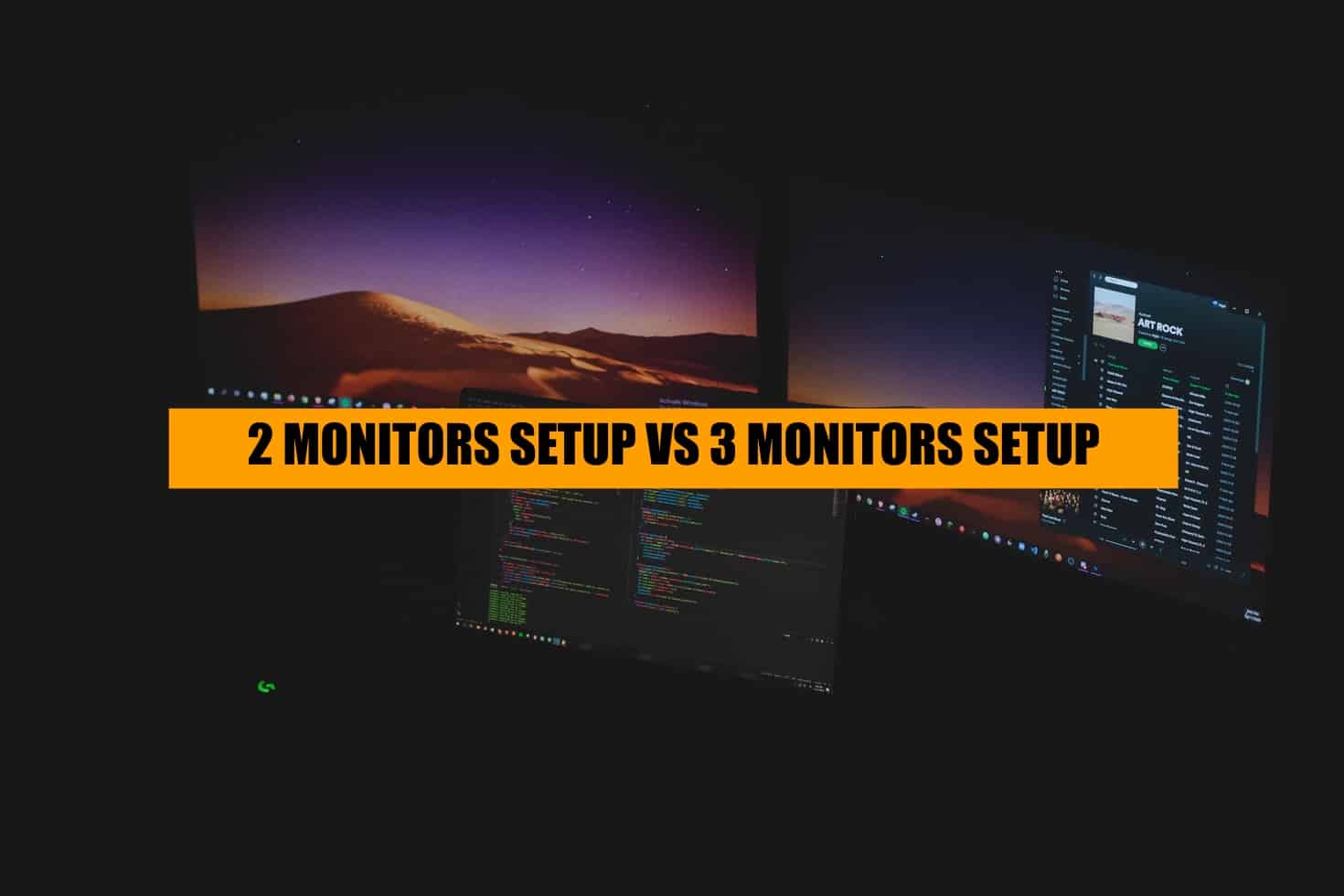 2 monitors vs 3 monitors
