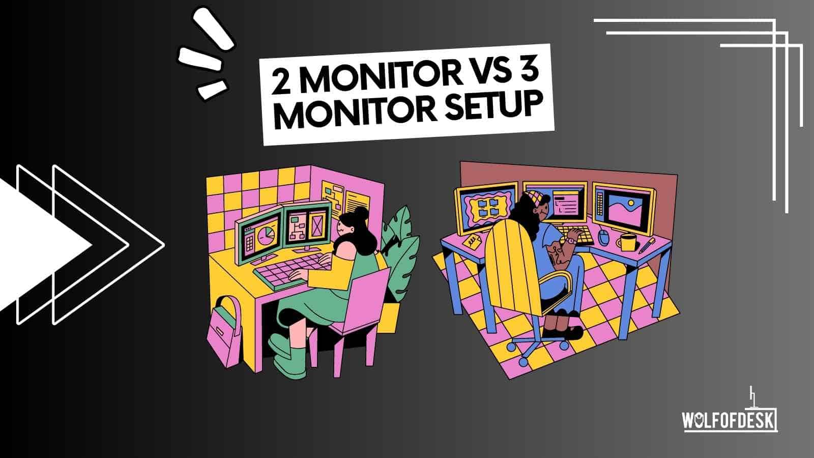 2 monitors vs 3 monitors: which is better?