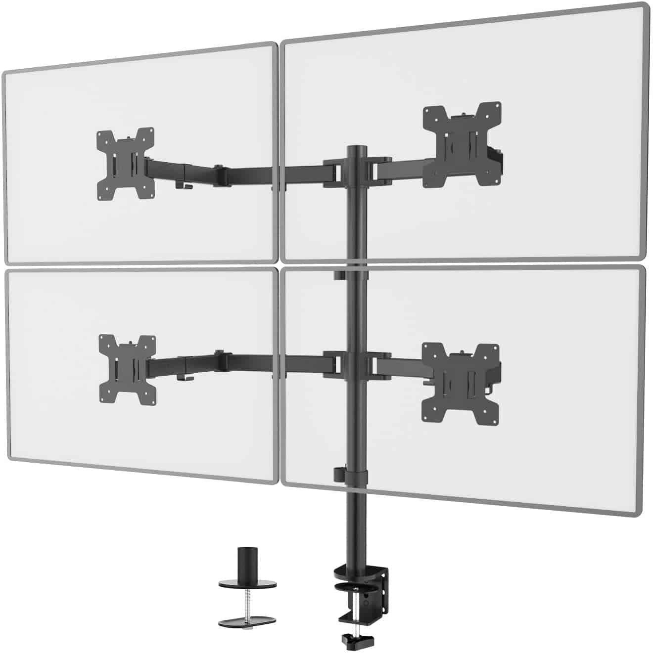 WALI Quad LCD Monitor Desk Mount