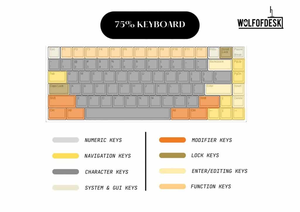 keyboard sizes compared - 75% sizs