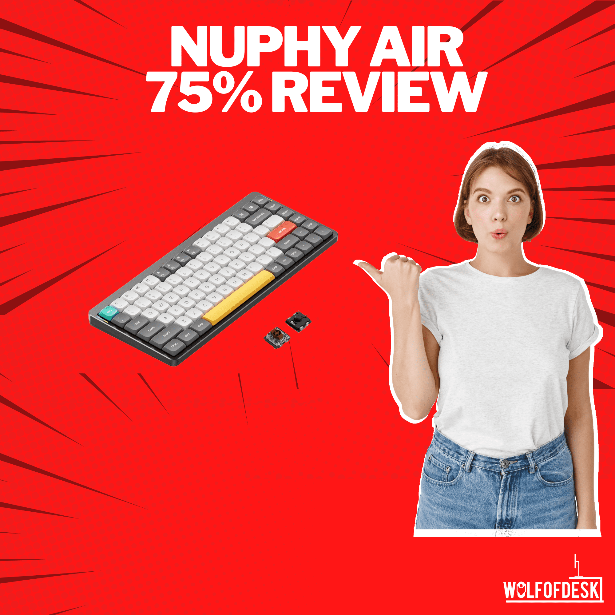 nuphy air 75 keyboard review