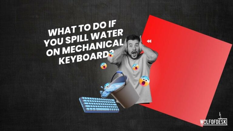 what to do if you spill water on mechanical keyboard