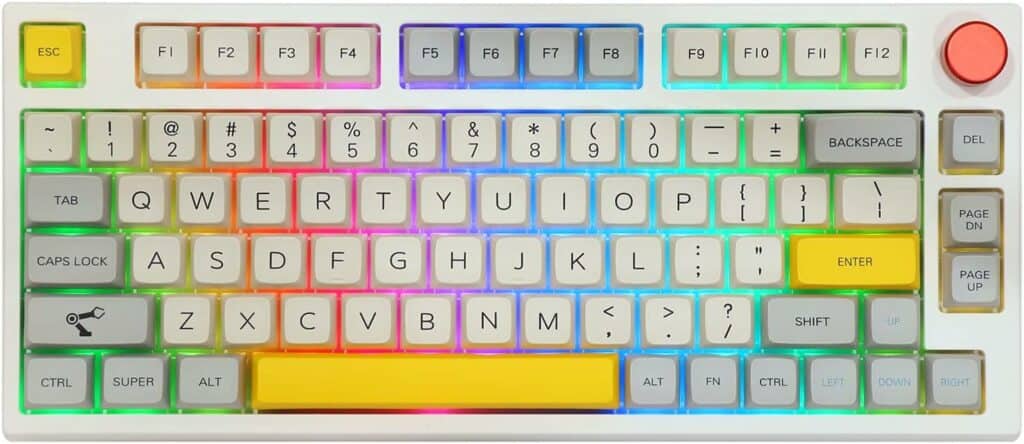 EPOMAKER TH80 Pro 75% - one of the top keyboard according to reddit