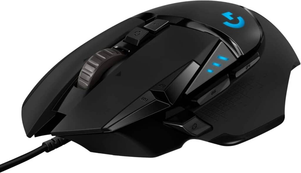 Logitech G502 Hero - one of the best gaming mouses according to reddit