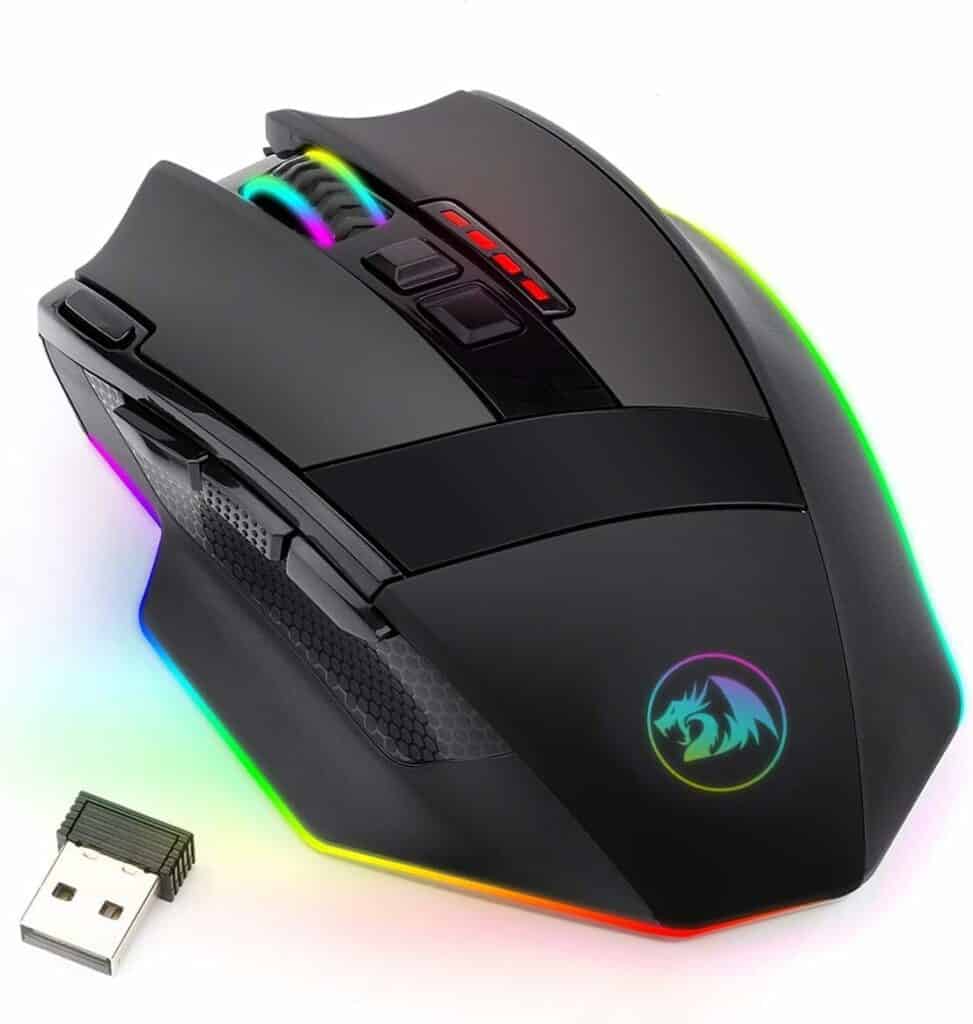 
Redragon M801 gaming mouse with side scroll