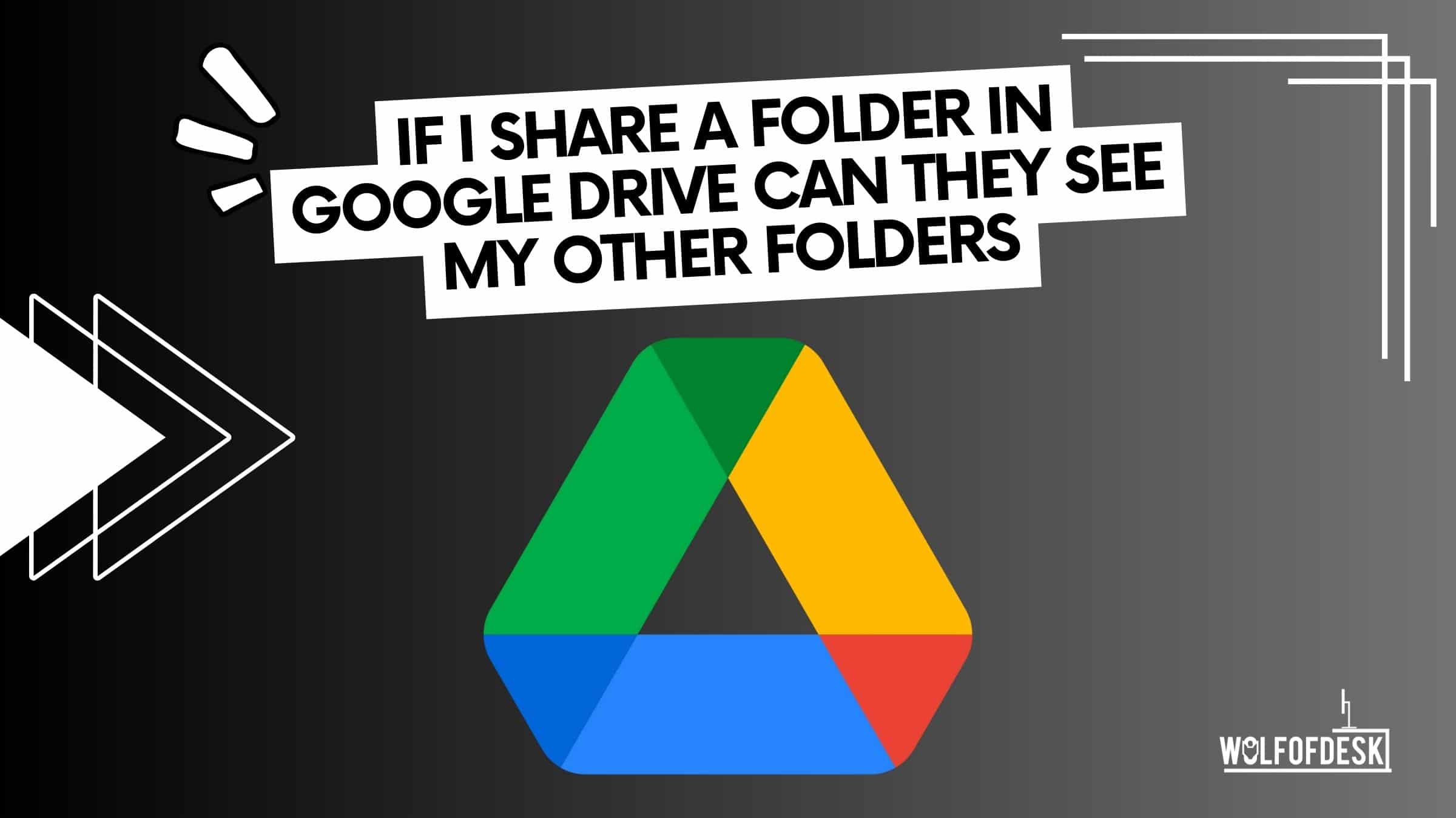 If I Share a Folder in Google Drive Can They See My Other Folders